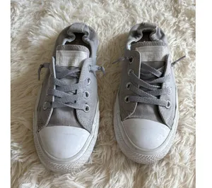 Converse Chuck Taylor All Star Shoreline Gray Slip-On Low Top Sneakers Women's 7 thumbnail 1