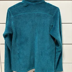 Girls Patagonia Turquoise & Pink Re Tool Pullover thumbnail 3