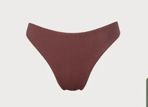 Berlook Coffee Twist Backless Bikini Top and BOTTOM 12 Brown thumbnail 13