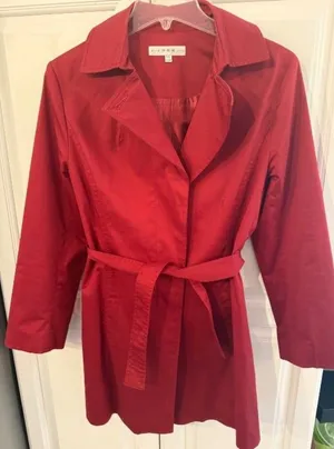 Red trench coats M 6 thumbnail 1