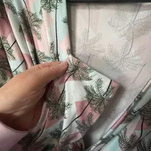 JV Joan Vass size L palm  print robe. thumbnail 4