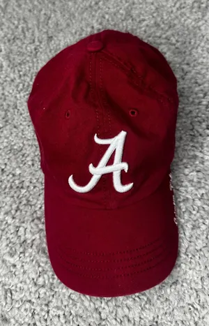 47 Brand Alabama Crimson Tide Womens Baseball Cap Hat Crimson Red Script A thumbnail 1