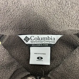Columbia Jacket Women's Small Brown Full Zip Fleece Zip Pockets‎ Outdoor Ladies thumbnail 3