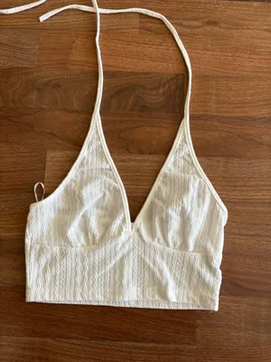 Crop Top White Size XS thumbnail 1