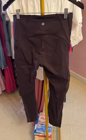 Lululemon Burgundy Leggings thumbnail 1