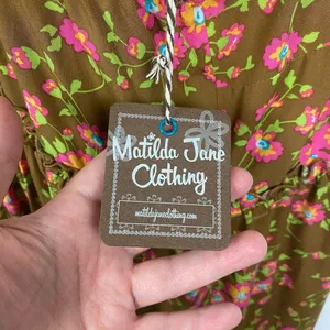 Matilda Jane Brown&Pink Floral On A Whim Ruffle Hem Tank Top Sz.XL NWT thumbnail 9