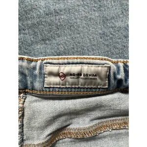 AG Adriano Goldschmied Etta High Waisted Wide Leg Blue Jeans Light Wash thumbnail 4