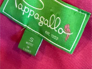 Peck & Peck Women’s Small Hot Pink Sleeveless Polo Shirt Gold Logo Golf Preppy thumbnail 6