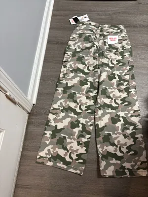 Camouflage flare legs cargo pants Sz9/29 thumbnail 8
