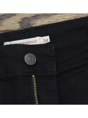 NWT Levi's 725 High Rise Stretch Bootcut Jeans 92911670 Soft Black 34 thumbnail 8