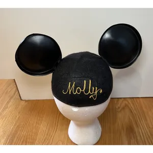 Vintage Walt Disney 1980s Felt Cap Mickey Mouse Ears thumbnail 3