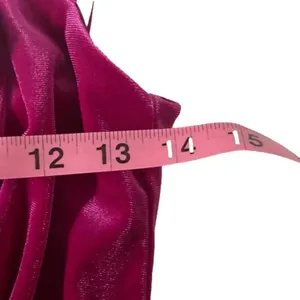 SO NWT hoco dress party dress medium mini dress strapless hot pink velvet v wire‎ thumbnail 7