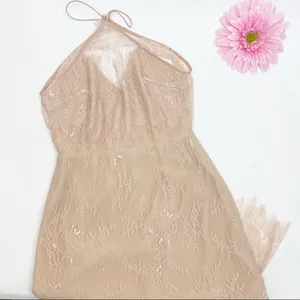 Keepsake The Label Great Love Lace Dress: Rose (Blush Pink) thumbnail 7