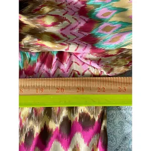 Haute Hippie Silk Crossover Draped Front Top Multicolor Batik Pattern Size Large thumbnail 9