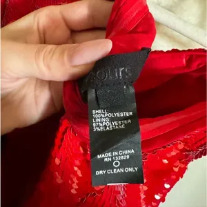 h:ours‎ Zali Mini Dress in Red Gaga Size Small Sequins Cocktail Dress thumbnail 7