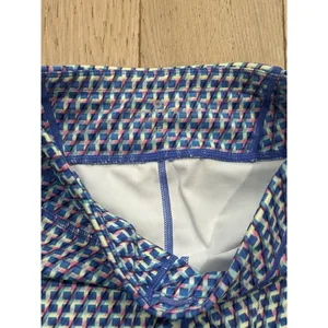 Athleta Multi Vivid Sonar Capri Running Leggings W/ Pockets Geometric Sz XS‎ thumbnail 4