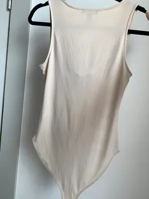 Forever 21 Beige Cowl Neck Bodysuit thumbnail 6