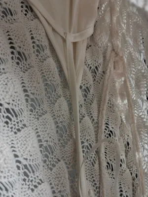 Olive & Oak Cream Cable-Knit Maxi Dress thumbnail 7
