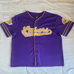 Aeropostale Lakers Button-Up Jersey thumbnail 2