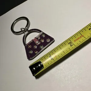 Relic Brand Keychain with Purse / Bag charm in Purple / Silver Tone thumbnail 8