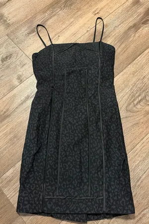 XOXO Black cheetah print dress thumbnail 1