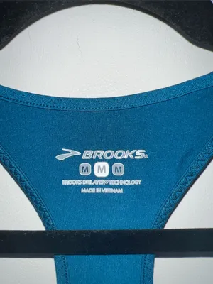 Brooks Teal Racerback Athletic Tank thumbnail 2