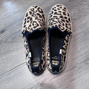 Keds x Kate Spade Leopard Calf Hair Triple Decker‎ Slip On Sneakers Size 6.5 thumbnail 4