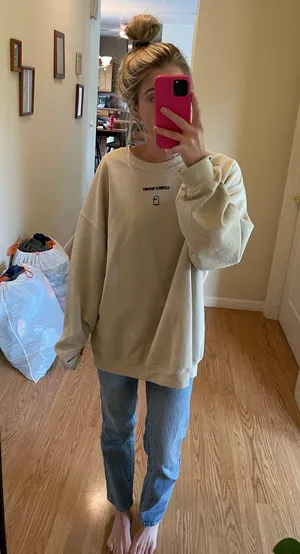 Lonely Ghost Crewneck Text Me When You Get Home thumbnail 1