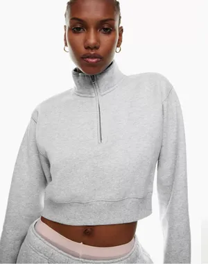 Aritzia TNA Cropped 1/4 Zip thumbnail 3