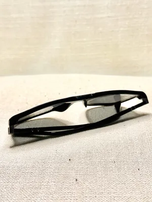 Persol PO3225S 95/31 Black Rectangle Sunglasses Handmade in Italy thumbnail 2