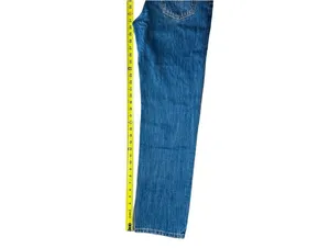 Levi’s Low Pro Straight Jeans Women’s Size 25 Mid Rise Distressed Blue Denim NWT thumbnail 6
