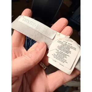 David's Bridal‎ S2035 Silver glitter Embellished Sash ribbon bow Belt OSFM thumbnail 4