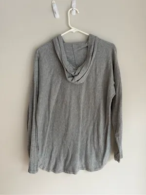 Michael Kors Gray Crewneck Hooded Sweater thumbnail 4