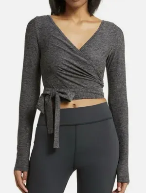 Outdoor Voices Wrap Top Long Sleeve thumbnail 1