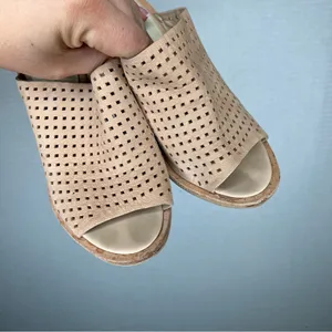 Dolce Vita | Heels Size 6.5 Tan Mules with Perforated‎ Design thumbnail 3