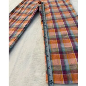Billabong x The Salty Blonde Break Point Plaid Linen Pants 26 thumbnail 5