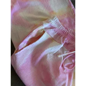 Beach Break Pink Tie Dye Wide Leg Pants Medium thumbnail 5