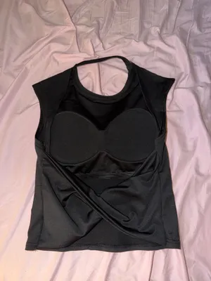 Black Shein Backless Top thumbnail 2