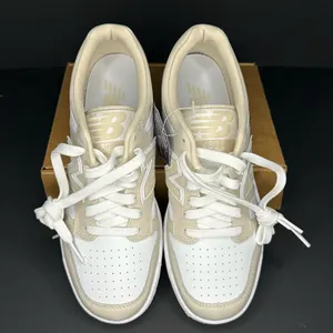 NWT New Balance 480 Beige Cream White Leather Sneakers Mens 7.5 Womens 9 No Box thumbnail 2