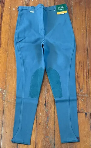 NWT Dublin Blue Riding Pants‎ with Knee Patches Size 34 Long thumbnail 1
