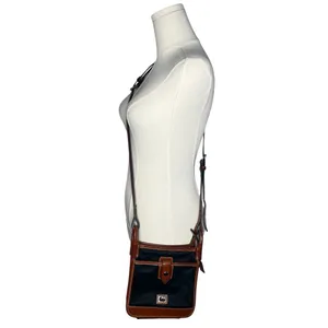 Dooney & Bourke Black Wayfarer Letter Carrier Small Crossbody Purse thumbnail 2