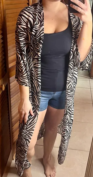 Zebra Kimono thumbnail 1
