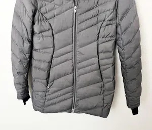 [Spyder] Gray Timeless Long Down Filled Hooded Puffer Jacket Winter Coat Small S thumbnail 9
