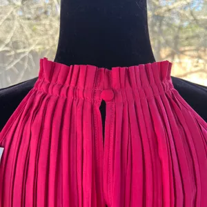 Banana Republic Women's Red Pleated Peplum Waist Top Size XS. NEW! thumbnail 6