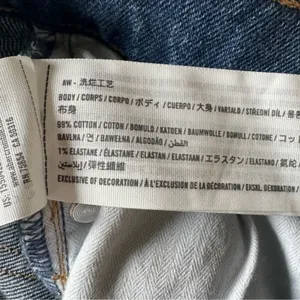 Abercrombie & Fitch High Rise‎ Mom Jeans Sz 24/00R Full Length Medium Wash Denim thumbnail 8