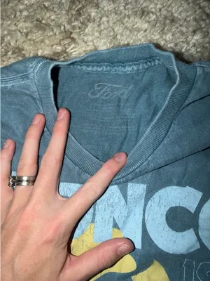 Bronco T Shirt Blue Size L thumbnail 2
