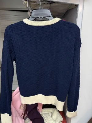 525 contrast trim trophy cardigan  thumbnail 8