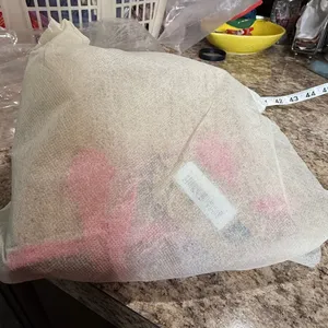 Pink and Cream Woven Mini Bag thumbnail 9