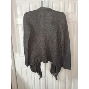 Hollister‎ Gray Knit Shrug Sweater Size Large thumbnail 3