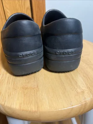CROCS Black Professional Clog Mules thumbnail 3
